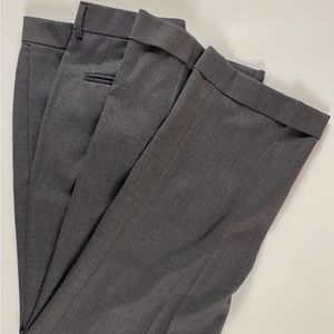 Nautica | Men’s 100% Dark Gray Wool Pleated Cuffed Dress Pants | Size 33X30